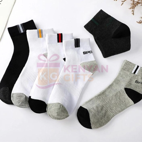 5 Pairs Men Socks Breathable Mid-tube Casual Socks kenyangifts.com