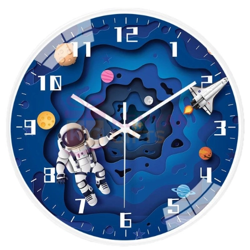 8' Children's Creative Astronaut Wall Clock