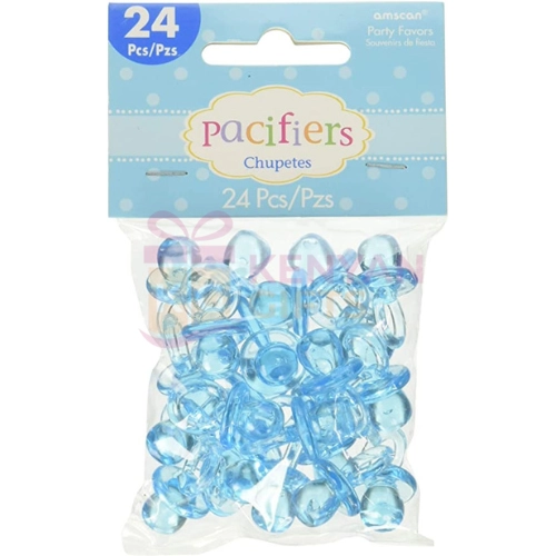 Blue Pacifier Baby Shower Favor Charms