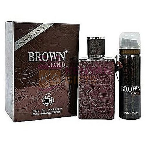 Brown Orchid Perfume For Men + Deo Spray