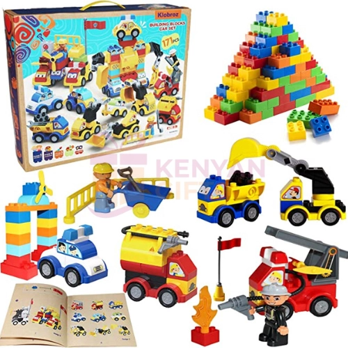 Classic Toy Cars Building Blocks Set