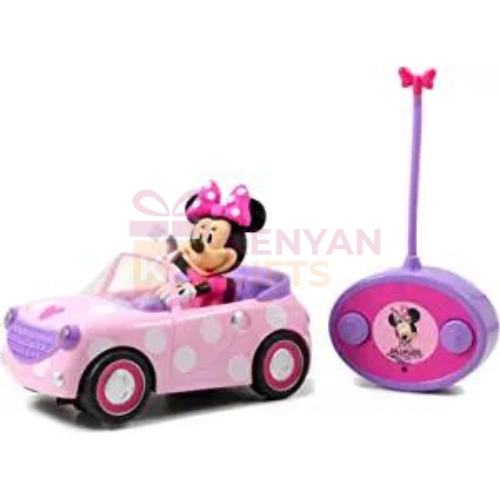 Disney Junior Minnie Mouse Roadster Racing Car With Polka Dots kenyangifts.com