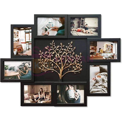 Family Tree Photo Collage Frame with Tree Décor