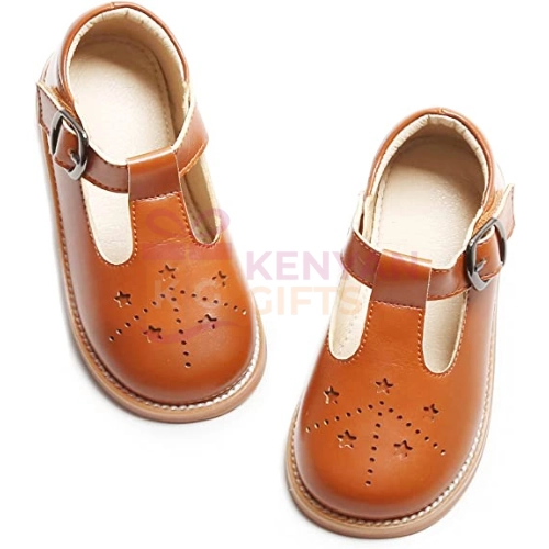 Kiderence Girls Flat Dress Shoes