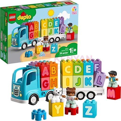 LEGO DUPLO My First Alphabet Educational ABC Letters Learning Truck