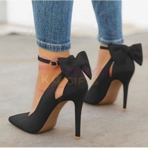 Ladies High Heels Pointed Toe Stiletto Suede Shoes kenyangifts.com
