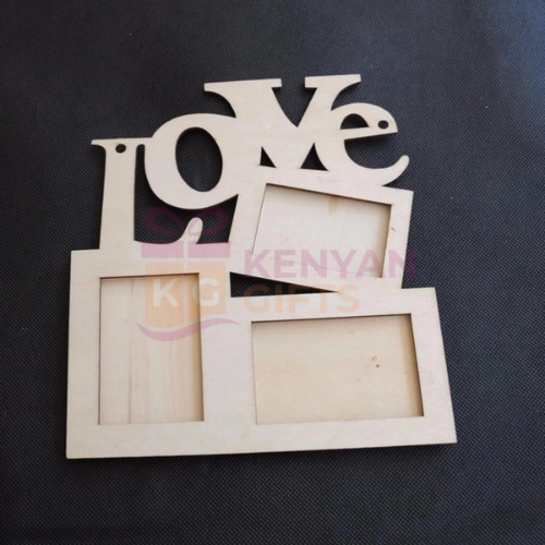Lovely Hollow Love Wooden Family Photo Picture Frame