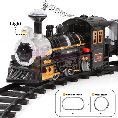 Lucky Doug Battery-Powered Electric Train Set for Kids kenyangifts.com