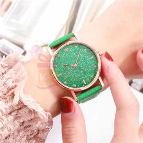 Luxury Casual Stainless Ladies Watch - Green