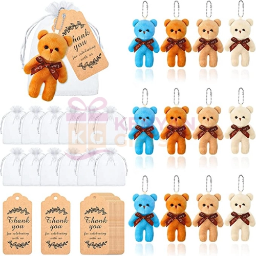 Mini Bear Stuffed Plush Bear Baby Shower Souvenirs