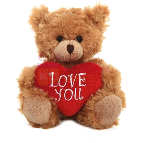 Mocha Heart Teddy Bear kenyangifts.com