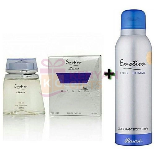 Rasasi Emotion Men's Perfume + DEO