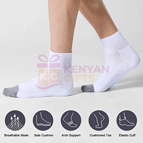 Sport 6 Pack Men's Ankle Socks
