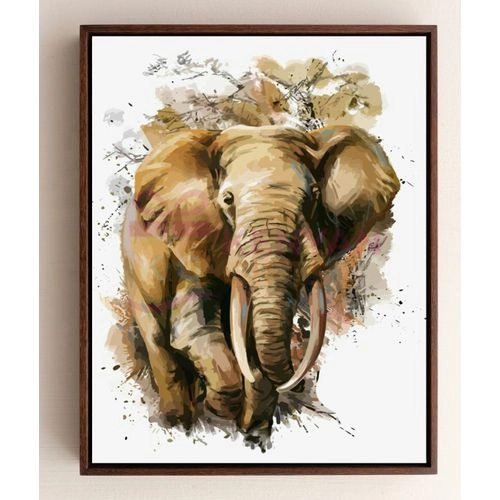 The Huge Elephant Canvas Print
