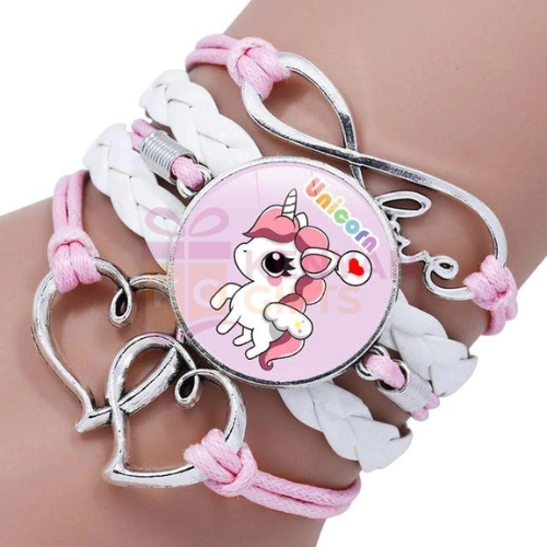 Unicorn Beaded Bubble Bracelet for Kids