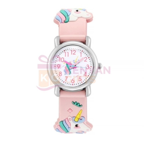 Unicorn Cartoon Children's Wrist Watch