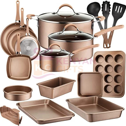 20-Piece Nonstick Kitchen Cookware Set