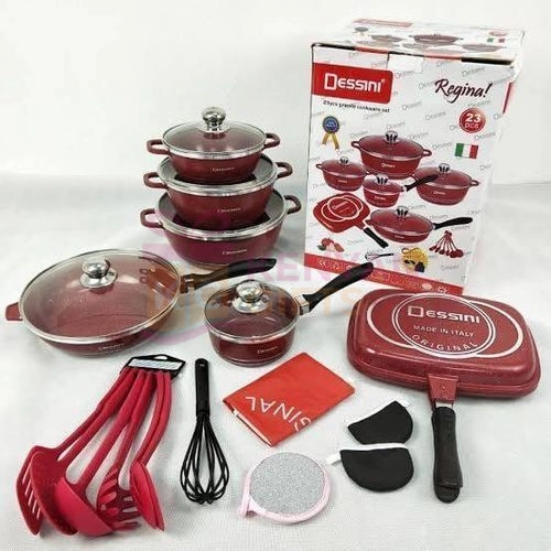 Dessini 23 Pcs Non-Stick Cooking & Serving Pots