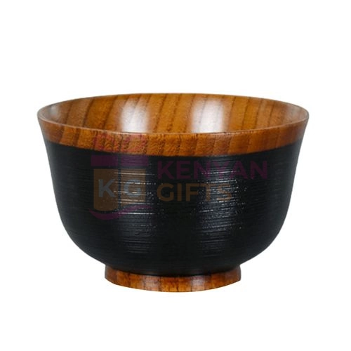 Japanese Style Non-Slip Wooden Bowl