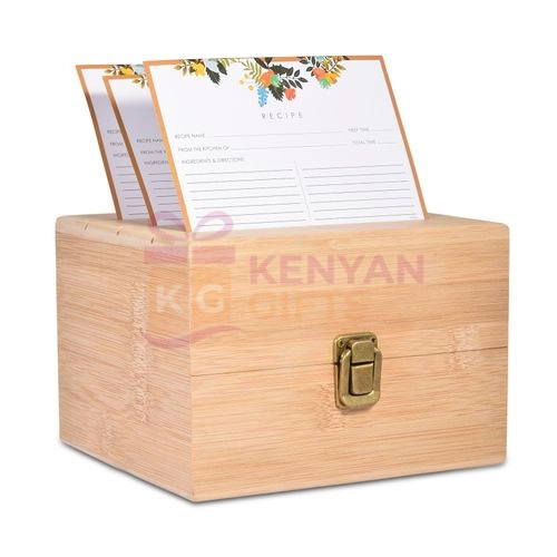 Kitchen Wooden Recipe Box