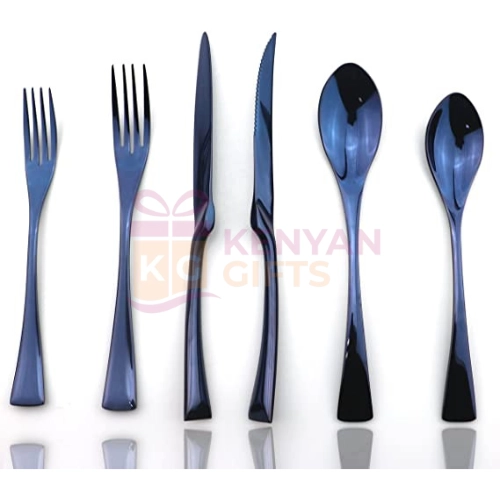Luxury Jubilee Blue Flatware Tableware Cutlery Set