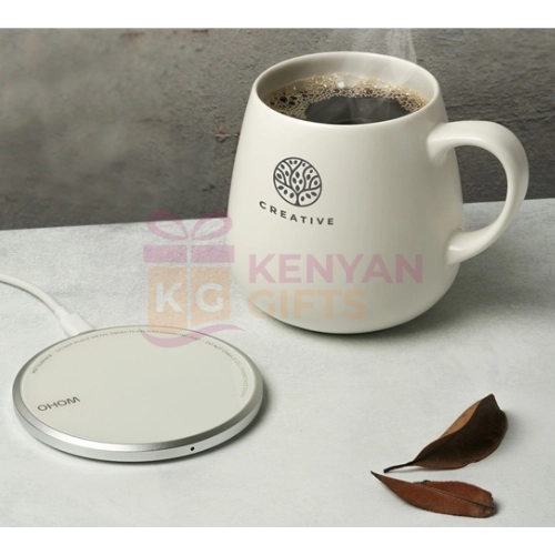 OHOM Self Heating Branded Coffee Mug