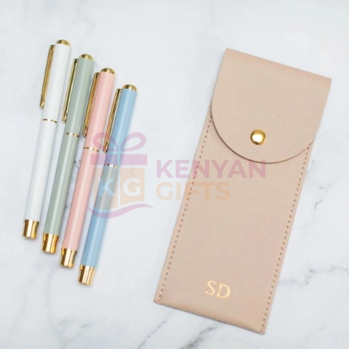 Personalised Pens With A Pouch