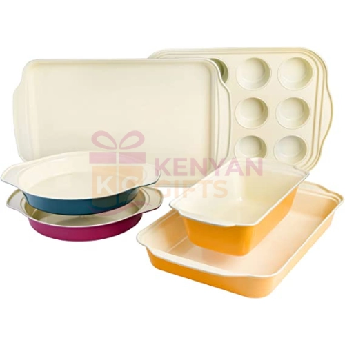 Spice by Tia Mowry Nonstick Ceramic Bakeware Set