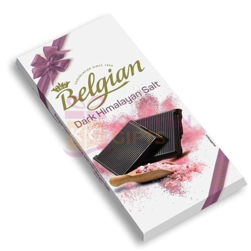 The Belgian Dark Himalayan Salt Chocolate 100g