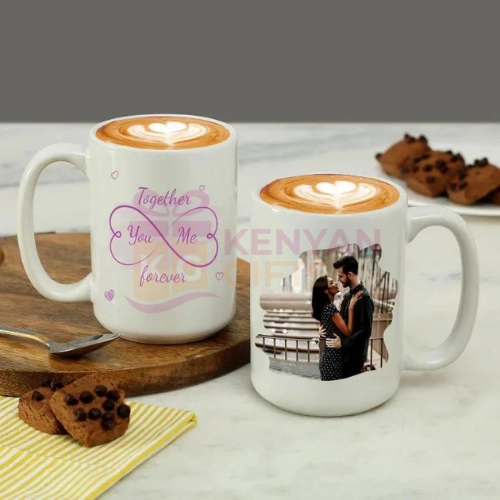 Together you and me personalised mugs