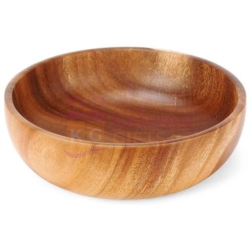 Wooden Bowl Food, Fruits, Salads & Decoration